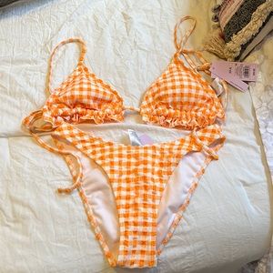NWT Gingham Bikini